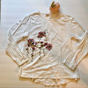 Zara long sleeve Floral Tunic